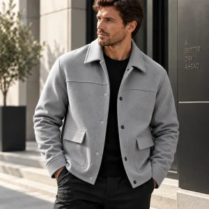 Brushed Shirt Jacket